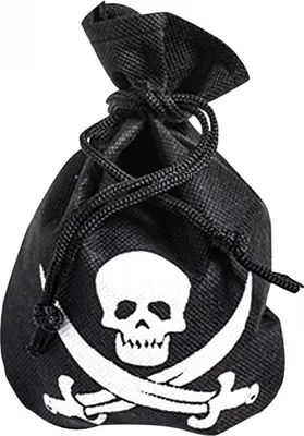 Produktbild von Schwarzer Piratenbeutel als Kostümzubehör