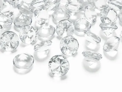 Obrázek produktu pro Diamentowe konfetti bezbarwny 20mm 10szt