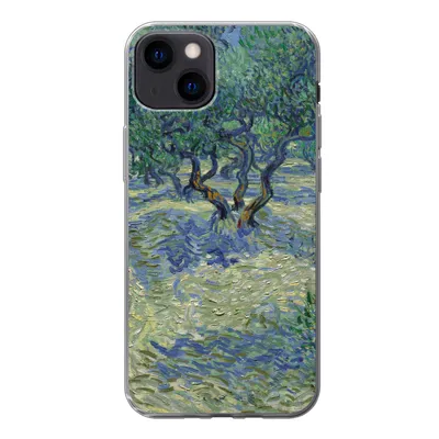 Produktbild von MuchoWow® Handyhülle Schutzhülle Hülle für iPhone 13 Der Olivenhain - Vincent van Gogh Silikon Softcase Handy Hülle - Karteninhaber