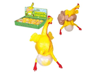 Produktbild von Gummihuhn legt ein Ei