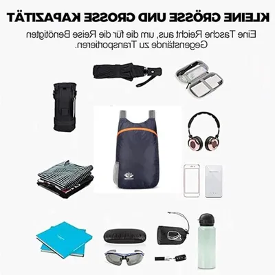 Faltbarer und wasserdichter Rucksack für, Ansicht 5 von 7