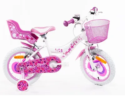 Produktbild von SCH Pink Love 14“ Mädchenfahrrad mit Zubehör