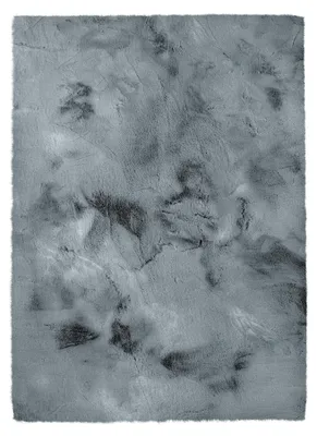Productafbeelding van PASSUA, vloerkleed, rechthoekig, 90 x 110 cm, donkergrijs