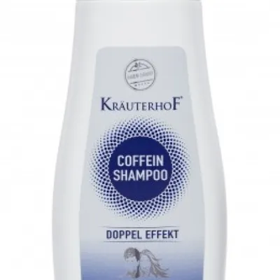 Immagine prodotto di Kräuterhof Shampoo alla caffeina a doppio effetto contro la forfora e la caduta dei capelli, 250 ml