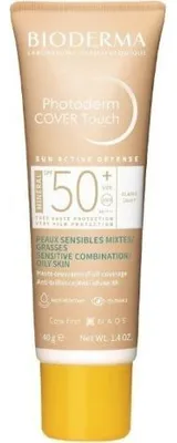 Obrázek produktu pro Minerln make-up pro citlivou smenou a mastnou ple Photoderm Cover Touch SPF 50+ 40 g, Dark