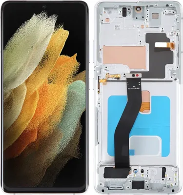 Produktbild von LCD displej a dotykové sklo, náhradný displej pre Samsung Galaxy S21 Ultra 5G (SM-G998B) OLED, náhradné diely pre smartfón