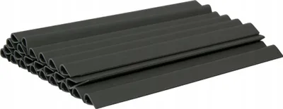 Obrázek produktu pro Ekspand | Spony pro plotovou pásku – grafitová – 19 cm – sada 24 ks – montážní spony
