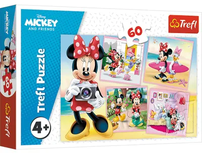 Productafbeelding van Puzzel - 60 - Lovely Minnie - Disney Minnie Trefl 17360