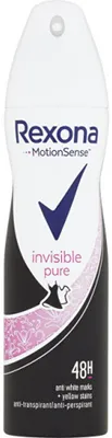 Image de Rexona - Motionsense Invisible Pure Antiperspirant - Antisudorifique en spray 150 ml