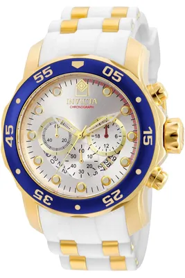 Zdjęcie produktu dla Invicta Pro Diver - SCUBA 20293 Zegarek Męski - Mechanizm Kwarcowy - Stal Nierdzewna z Srebrną Tarcza - 48 mm