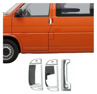 Image de Couverture de poignée de porte pour VW Transporter T4 1990-2003 en Acier Inox, Image générée par une IA