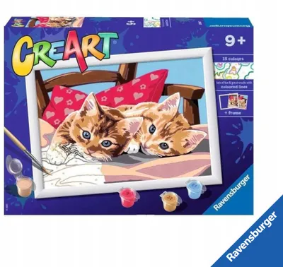 Produktbild von Ravensburger CreArt Malset für Kinder Süße Kätzchen