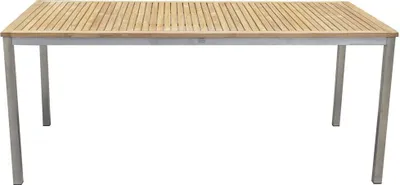 Produktbild von Teakholz Tisch DESSAU-120 Gartentisch B/H/T ca. 180x75x90cm