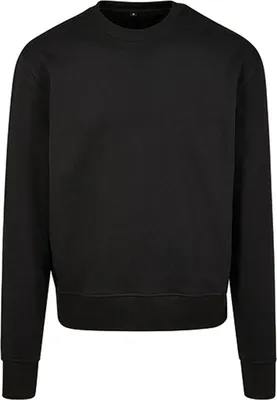 Produktbild von Build Your Brand BY120 | Herren Sweat Premium Oversize Crewneck Sweatshirt - Farbe: White - Größe: XL