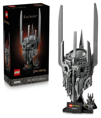 Produktbild von LEGO Icons Der Herr der Ringe: Saurons Helm 11373, Set für Erwachsene, Geschenk für Filmfans