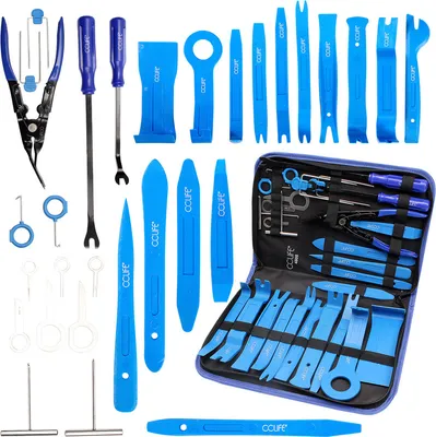 Produktbild von Demontage Werkzeug 31tlg Auto Zierleistenkeile PP PA+ Innen Verkleidung Werkzeug für Ausbau Autotür Radio Türverkleidung Clips