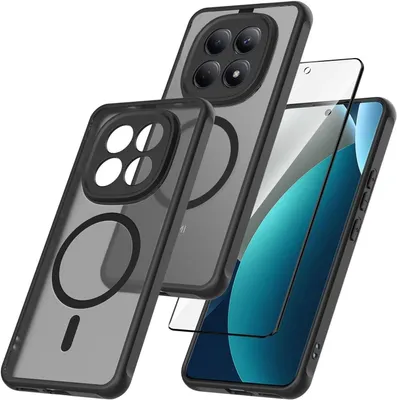 Produktbild von Hülle + 2X Schutzglas für Xiaomi Redmi Note 15 5G Panzerfolie MagSafe Case