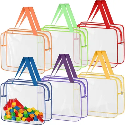 Immagine prodotto di Set di 6 sacchetti trasparenti con cerniera