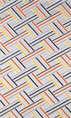 Immagine prodotto di Tappeto nursery a pelo corto disegno geometrico multicolore soggiorno