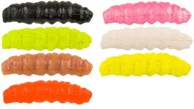 Produktbild von Berkley Gulp Honey Worm 45mm - 10 künstliche Bienenmaden, Farbe:Bubblegum