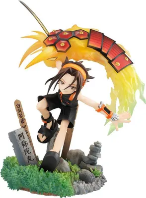 Immagine prodotto di Megahouse Re Sciamano Lucrea Statua in PVC Yoh Asakura 18 cm