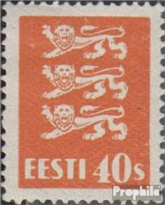 Produktbild von Briefmarken Estland 1928 Mi 84 gestempelt Wappenlöwen