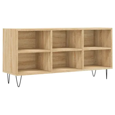 Image de vidaXL Armoire TV Chêne Sonoma 103,5x30x50 cm Bois composite