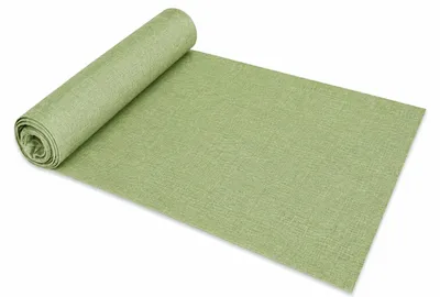 Immagine prodotto di Runner da tavola 40x100 cm, verde chiaro, effetto lino, rivestito, effetto loto, nastro da tavola, centrotavola