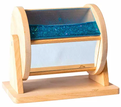 Produktbild von Sensorik Laufrad für Babys - 19 x 13 x 16 - Blau | by Petit Boum