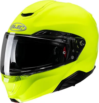 Produktbild von HJC RPHA91 SOLID Klapphelm fluo grün XL XL in grün