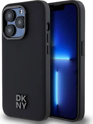 Produktbild von Dkny PolyurethanLeather Stack Logo Magsafe Iphone 15 Pro Max Handyhlle    One Size