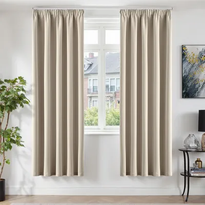 Immagine prodotto di Solidchoice - Tende oscuranti nere, set di 2, 220 x 140 cm
