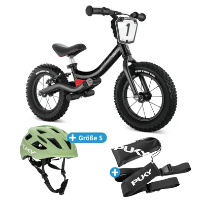 Produktbild von Puky LR Trail Pro Bundle mit Helm und Tragegurt | Größe: S, Farbe: Retro Green