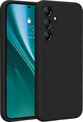 Produktbild von Etteri Silikonhülle für Samsung Galaxy A35 5G Cover schwarz