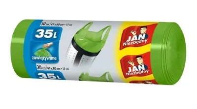 Zdjęcie produktu dla Jan Niezbedny Worki zawiazywane 35l, 30 sztuk