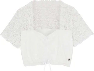 Produktbild von Bahamas Dirndlbluse Trachtenbluse Trachtenmode, Größe:46, Farbe:Offweiß