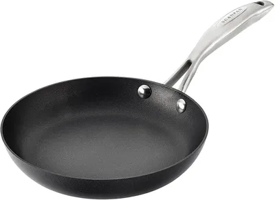 Productafbeelding van Scanpan PRO IQ koekenpan, 20 cm diameter, gietijzer/gegoten aluminium, geschikt voor inductiekookplaten, antiaanbaklaag