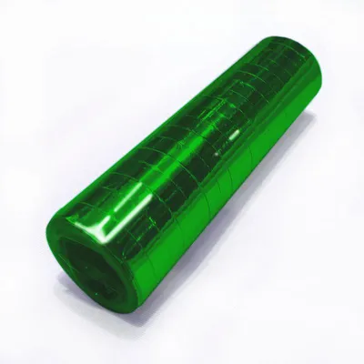 Produktbild von Glitzer Luftschlangen grün metallic