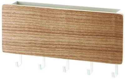 Produktbild von Hochsitz Hölzerne Schlüsselhalter - Schlüsselkasten - Schlüsselhalter Modern - Wandhalter für Schlüssel - 18 x 9,6 x 2,6 cm