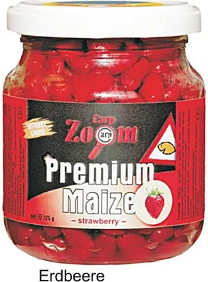 Produktbild von CarpZoom Premium Mais Angelmais 220ml Erdbeere