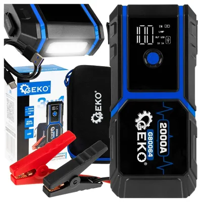 Obrázek produktu pro GEKO Startovací powerbanka / jump startér 20000 mAh, 2000 A, 12 V G80064