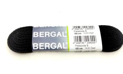 Produktbild von Bergal Schnürsenkel rund Kordel 150cm schwarz
