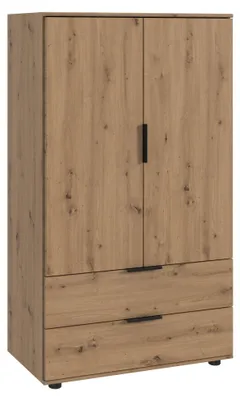 Produktbild von Highboard >NADJA< in ARTISAN EICHE NACHBILDUNG - 81x140x40cm (BxHxT)