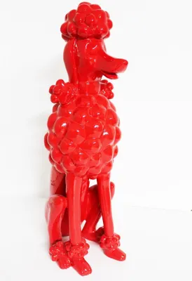 Produktbild von Abstrakte Deko Figur Statue Skulptur 63 cm Figuren Statuen Skulpturen Pudel A462