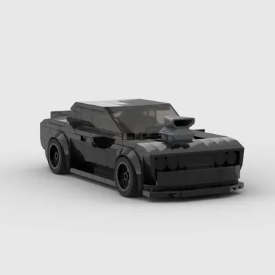 Produktbild von Challenger JDM inspirierter Rennwagen Bausteine Set 340 Teile MOC Klemmbaustein Spielzeug Geschenk für Jungen