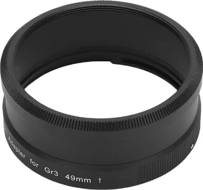 Zdjęcie produktu dla Pierścień adaptera filtra obiektywu 49 mm, zamiennik do aparatu Ricoh GR3, konwersja GA1, cyfrowy