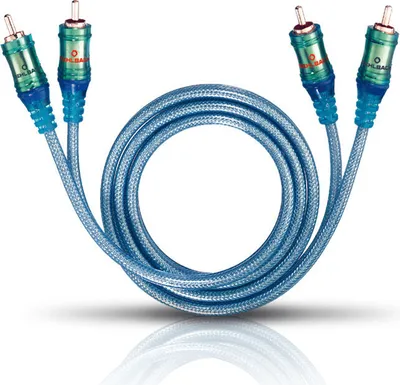Produktbild von OEHLBACH D1C92022, 2 x RCA, Männlich, 2 x RCA, Männlich, 2 m, Transparent