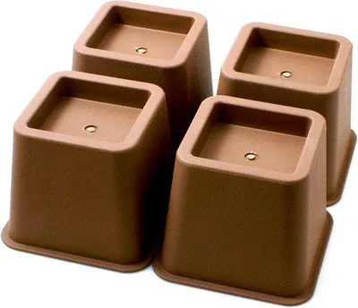 Produktbild von Famanu Möbelverhoger - Erhöhung für Bett und Tisch - Set von 4 Stück - Höhe ca. 10 cm