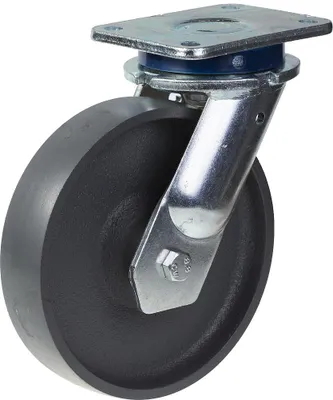 Produktbild von 200mm-Lenkrolle mit Graugussrad