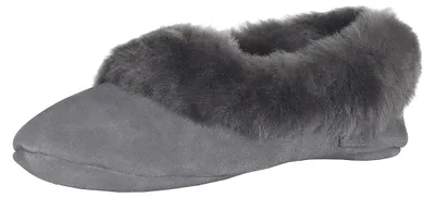 Produktbild von Damen Hausschuh Ballerina aus feinstem Merino Lammfell 2 Farben